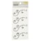 12 Packs: 4 ct. (48 total) Black Swirl Flourish Adhesive Rhinestones by Recollections™
